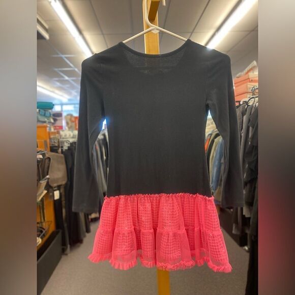 JUSTICE 7Girls Black/Pink Dress - Picture 3 of 3